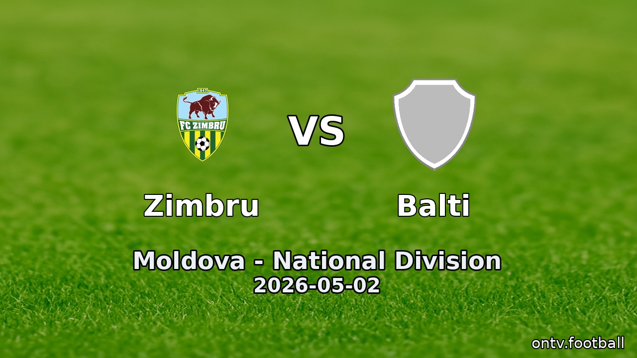 Zimbru vs Balti