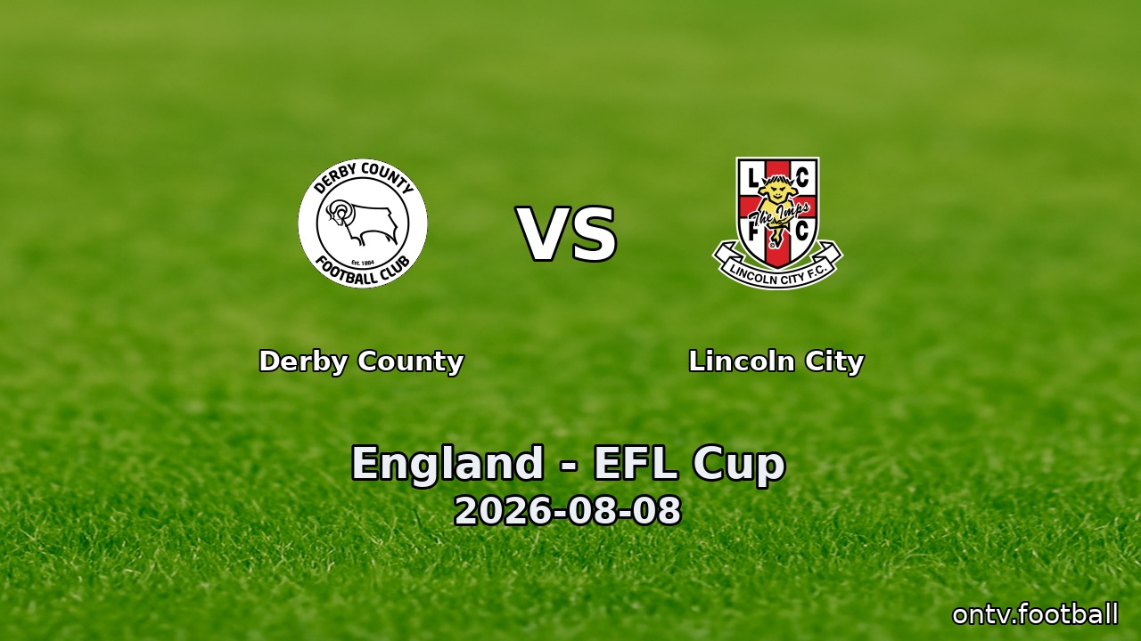Derby County vs Lincoln City