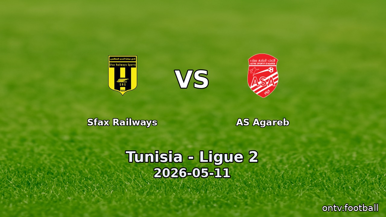 Sfax Railways vs AS Agareb