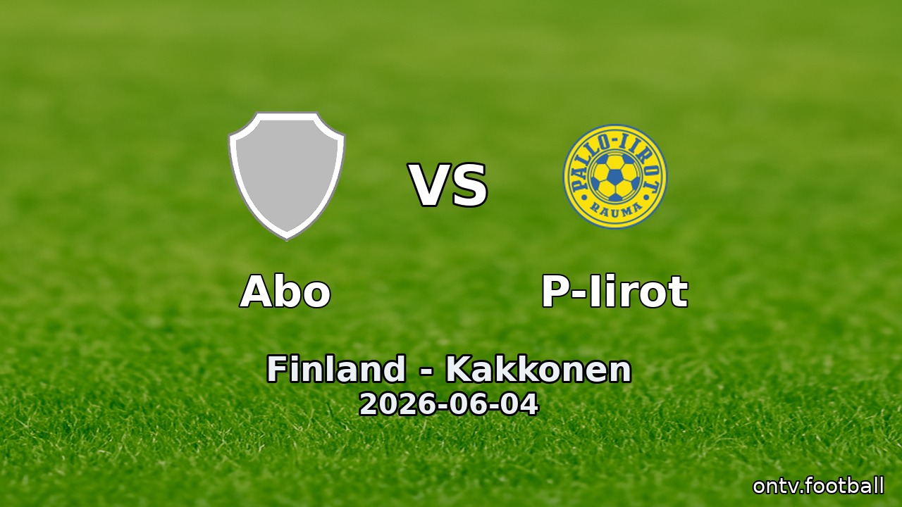 Abo vs P-Iirot