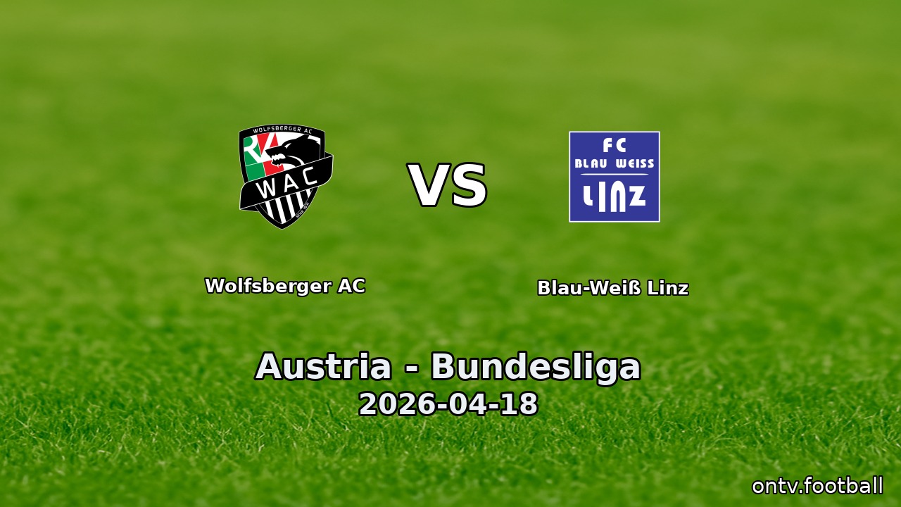 Wolfsberger AC vs Blau-Weiß Linz