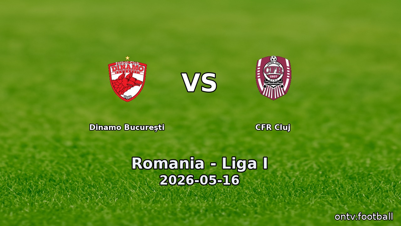 Dinamo Bucureşti vs CFR Cluj