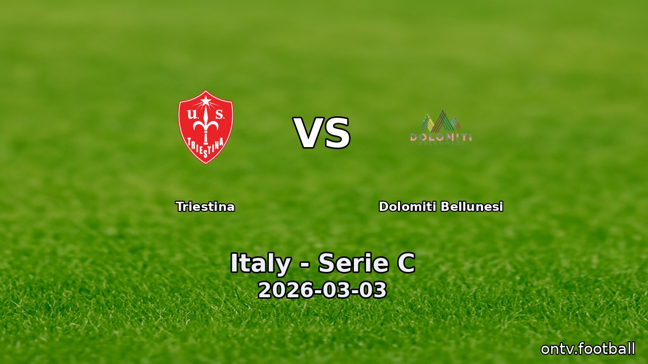Triestina vs Dolomiti Bellunesi