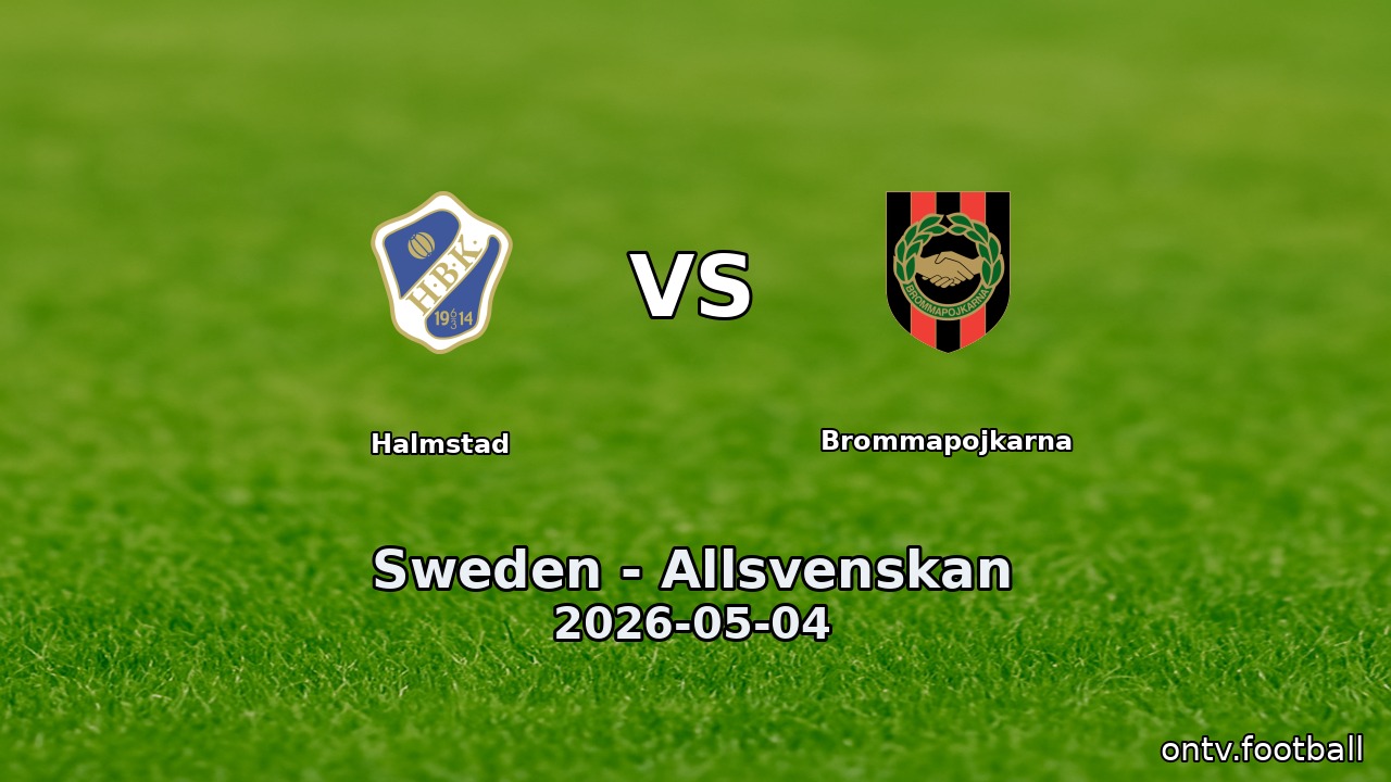 Halmstad vs Brommapojkarna