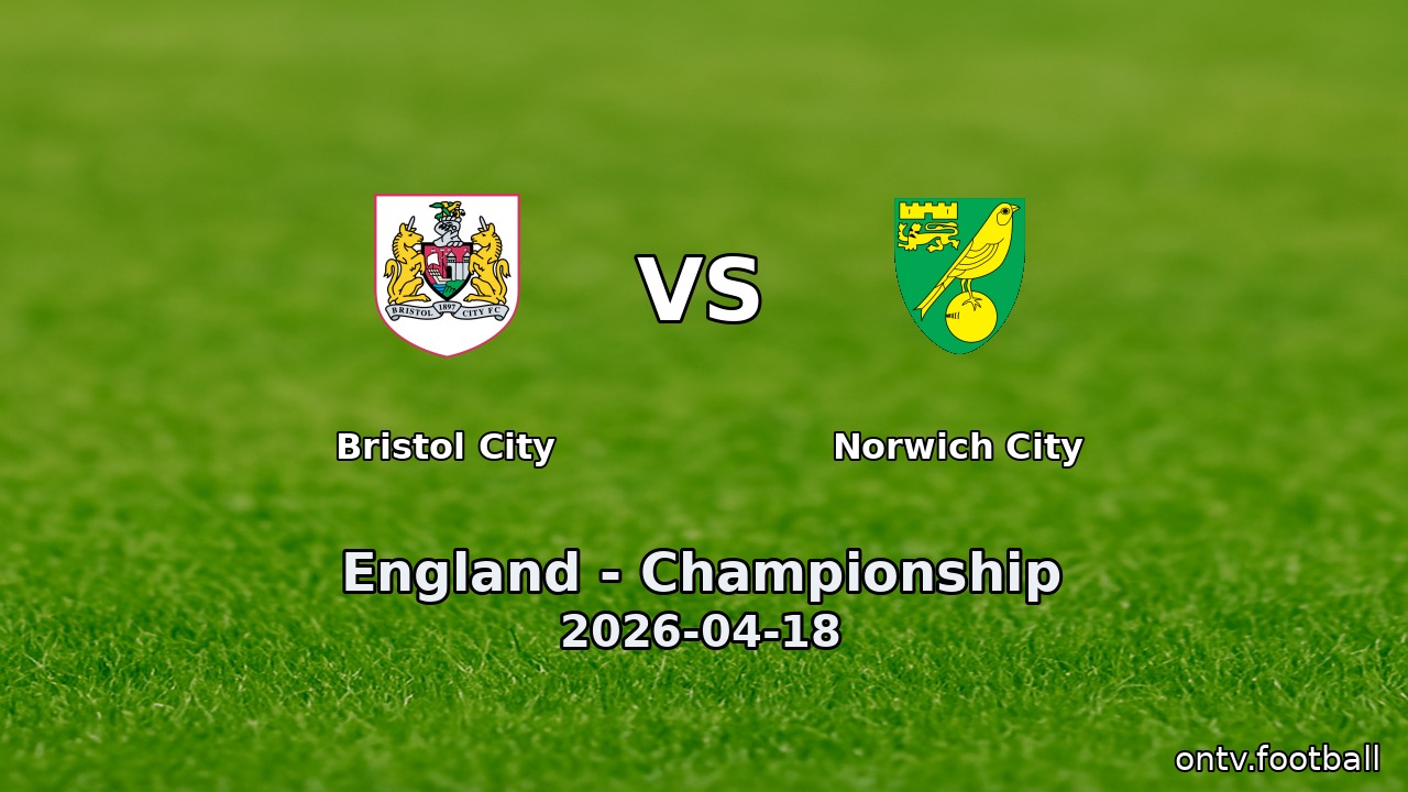Bristol City vs Norwich City