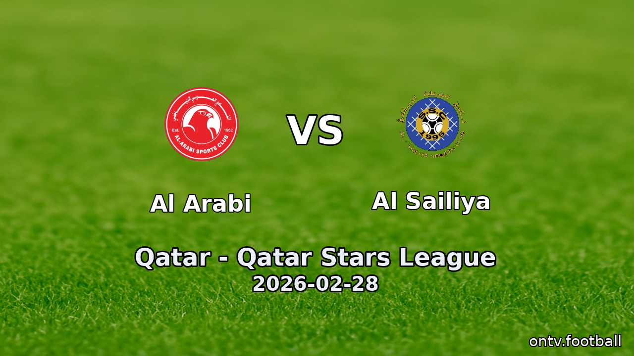 Al Arabi vs Al Sailiya