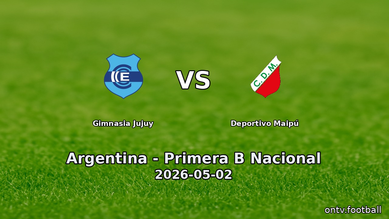 Gimnasia Jujuy vs Deportivo Maipú