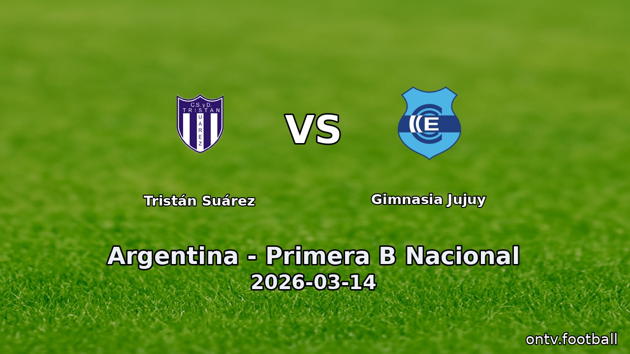 Tristán Suárez vs Gimnasia Jujuy