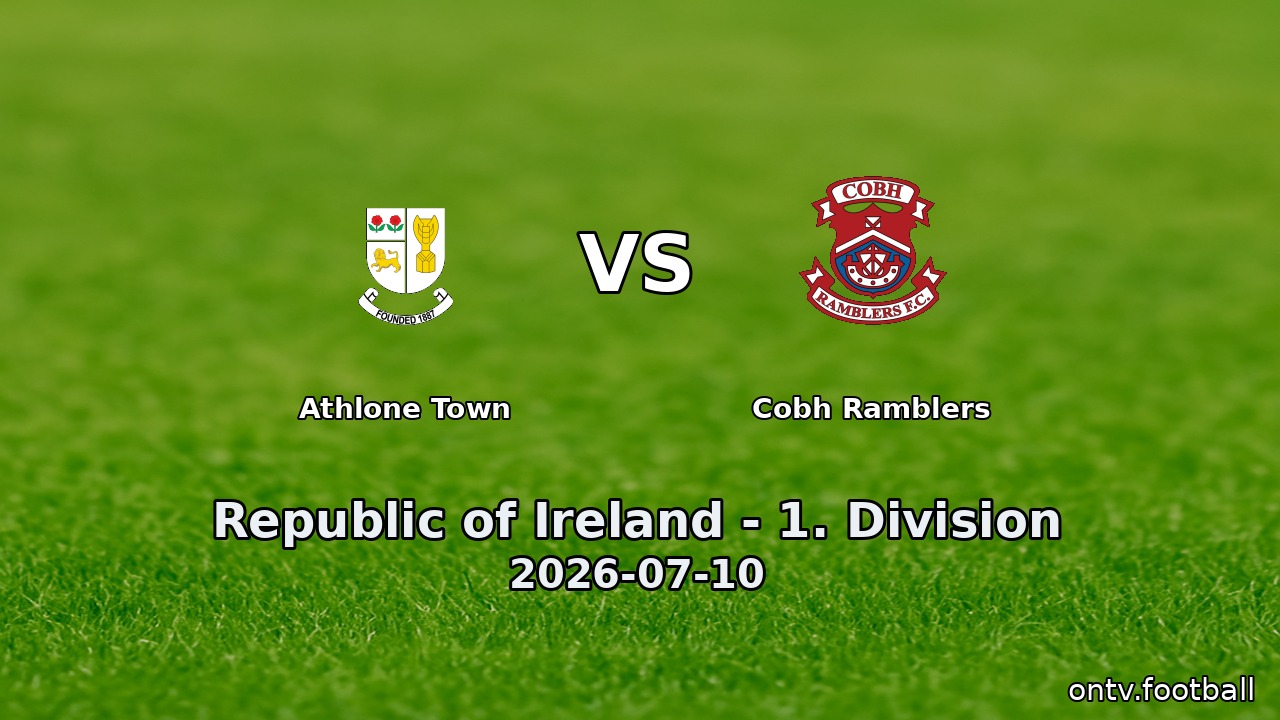 Athlone Town vs Cobh Ramblers