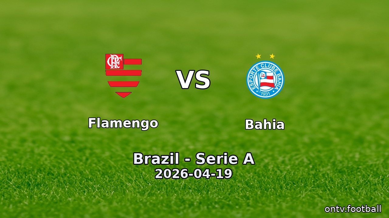 Flamengo vs Bahia