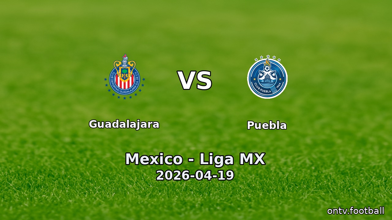 Guadalajara vs Puebla
