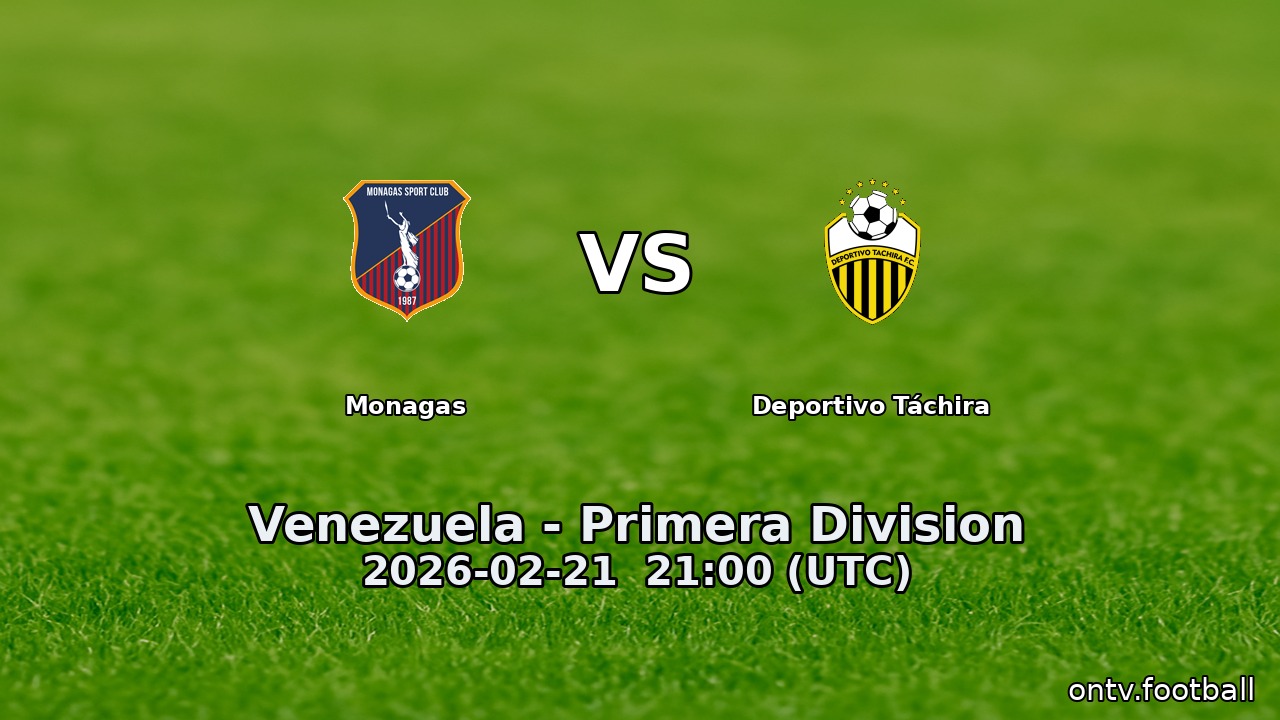 Monagas vs Deportivo Táchira