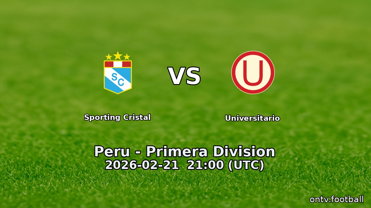 Sporting Cristal vs Universitario