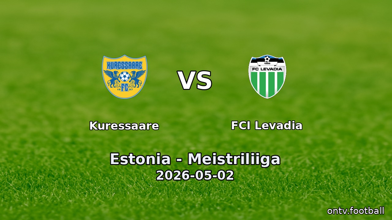 Kuressaare vs FCI Levadia