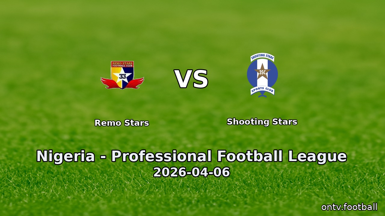 Remo Stars vs Shooting Stars
