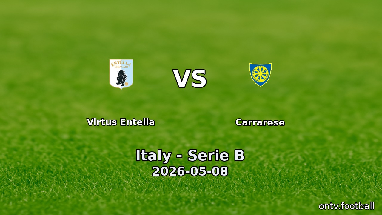 Virtus Entella vs Carrarese