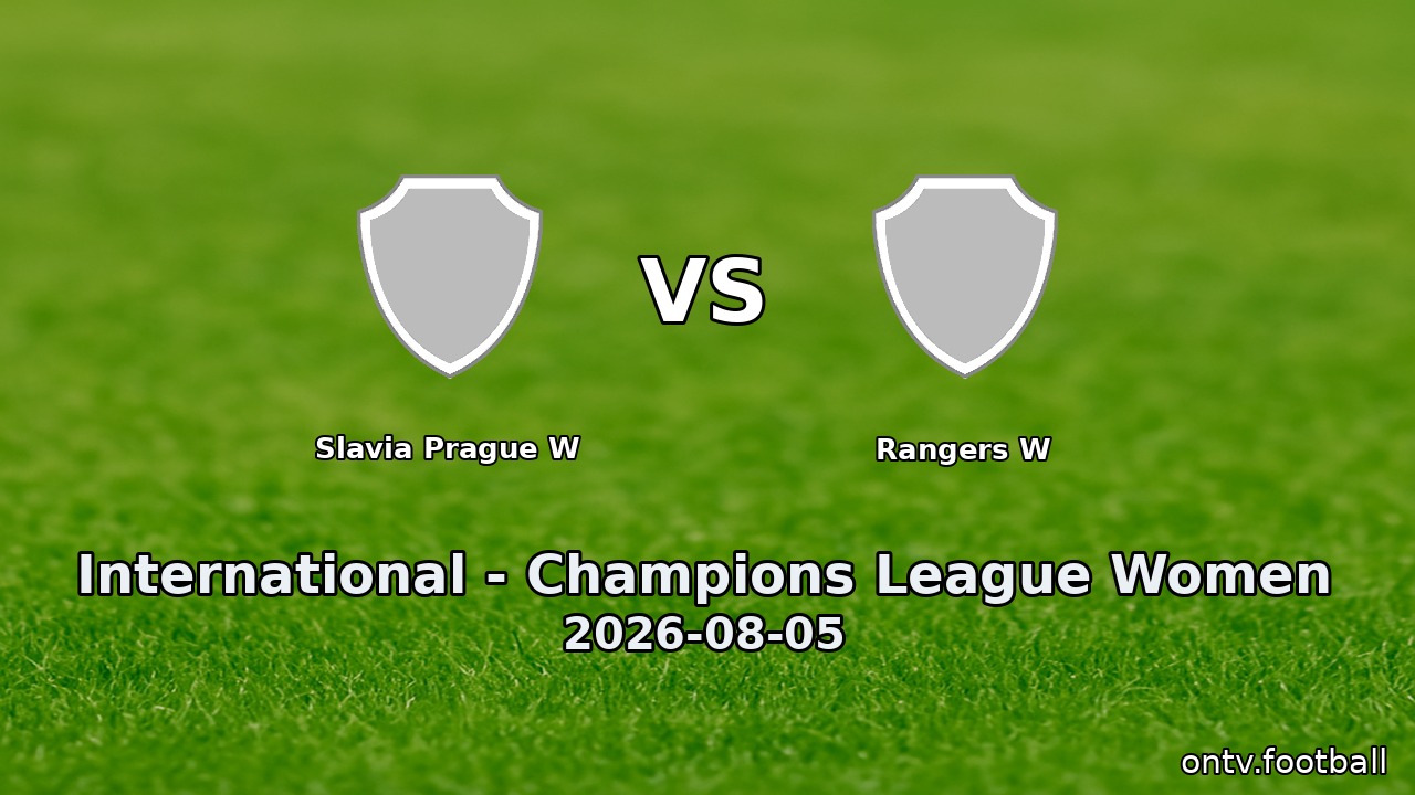 Slavia Prague W vs Rangers W