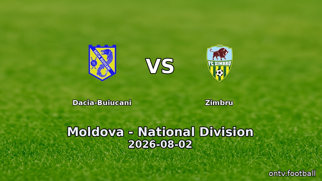 Dacia-Buiucani vs Zimbru