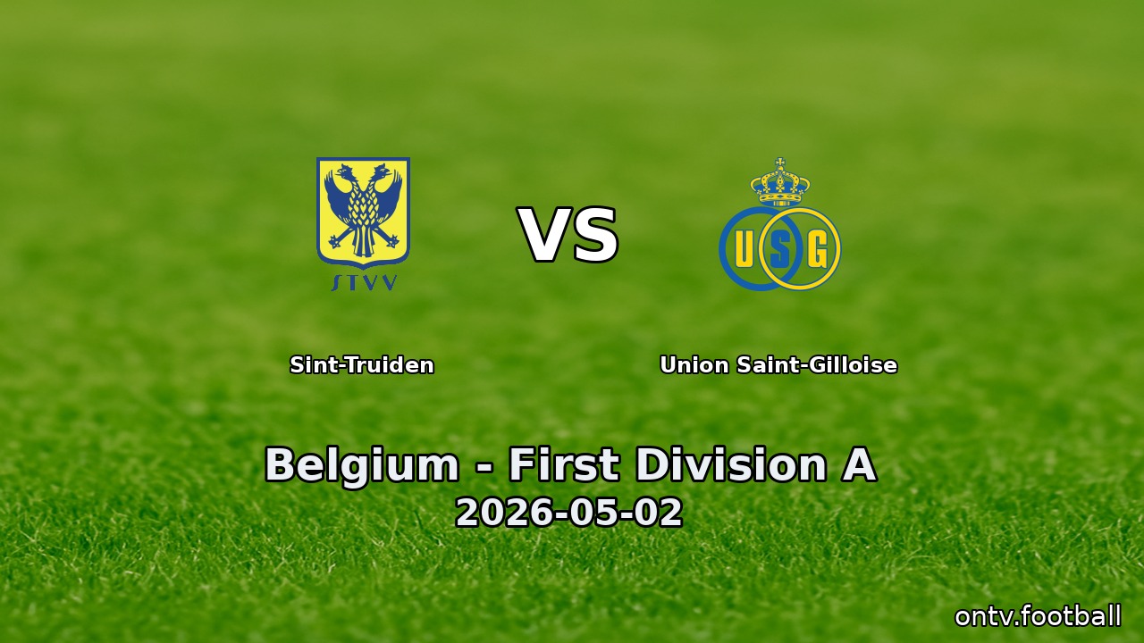 Sint-Truiden vs Union Saint-Gilloise