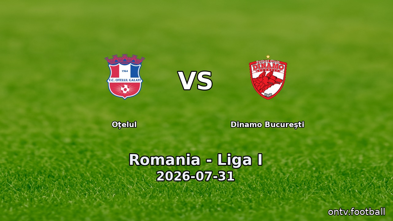 Oţelul vs Dinamo Bucureşti