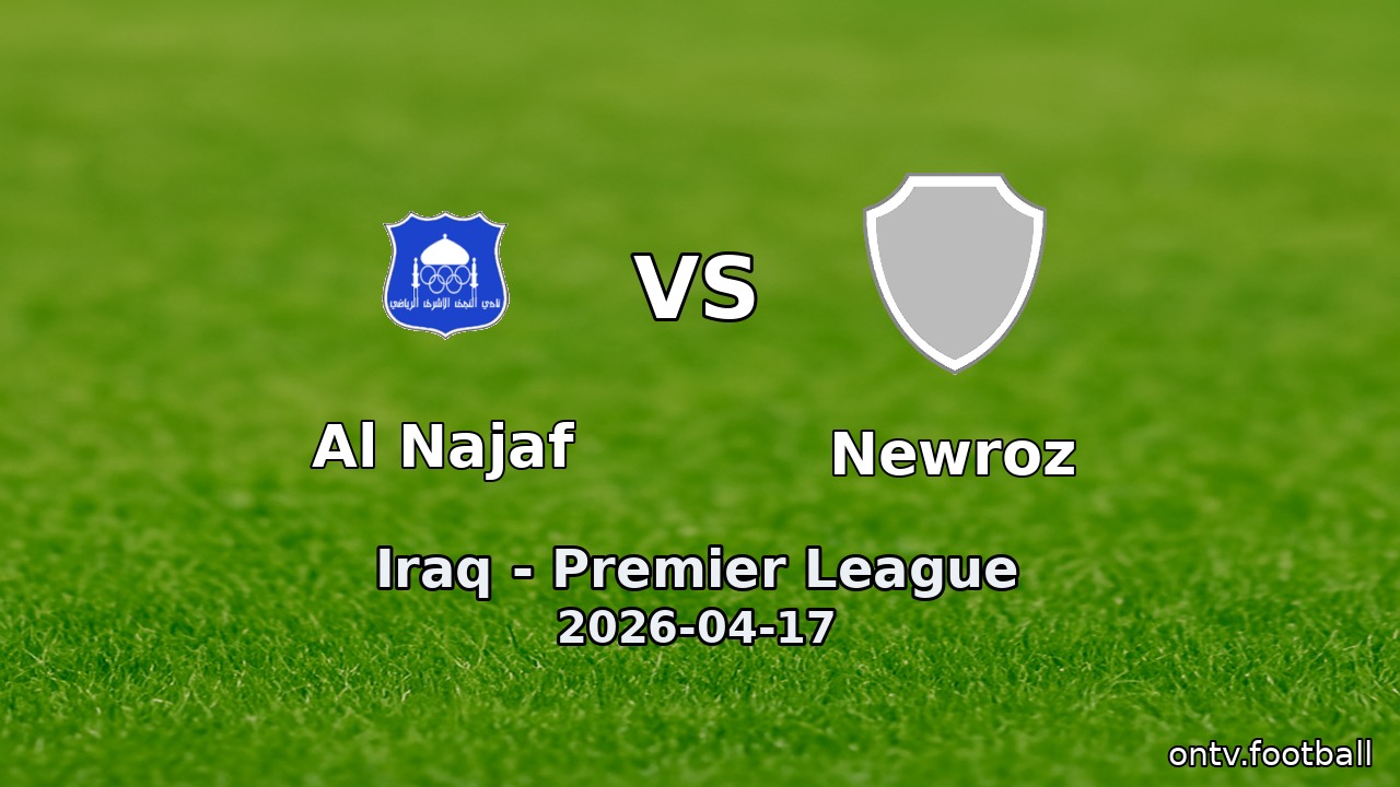 Al Najaf vs Newroz