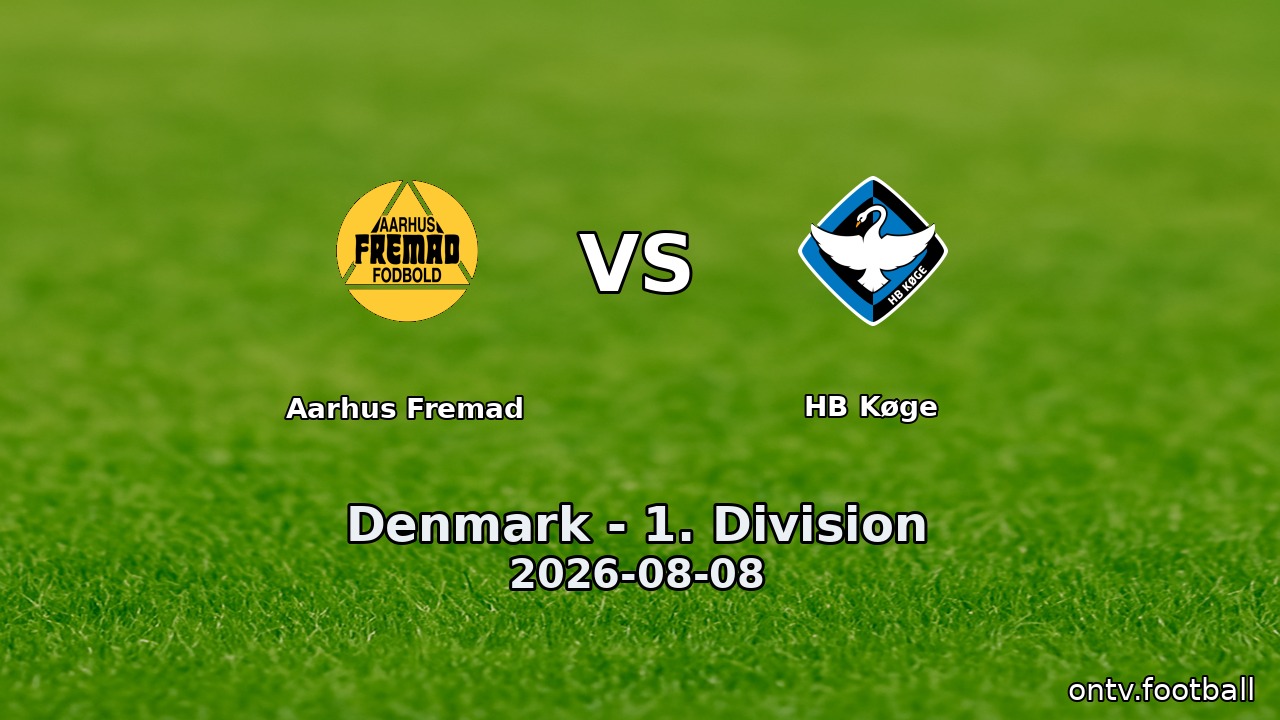 Aarhus Fremad vs HB Køge