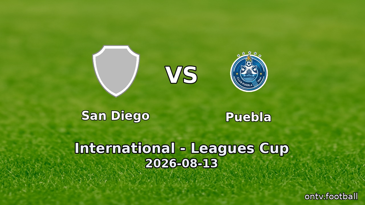 San Diego vs Puebla