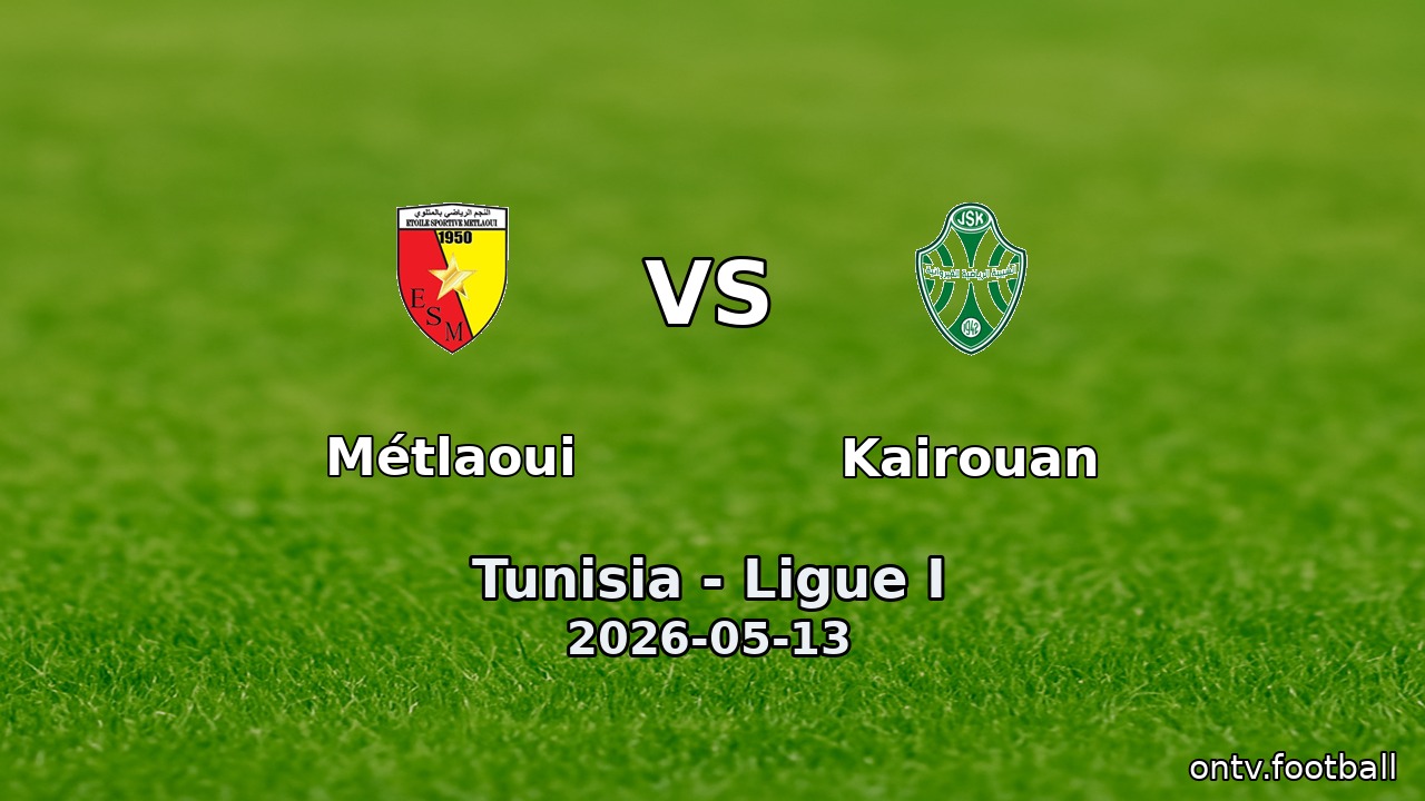 Métlaoui vs Kairouan