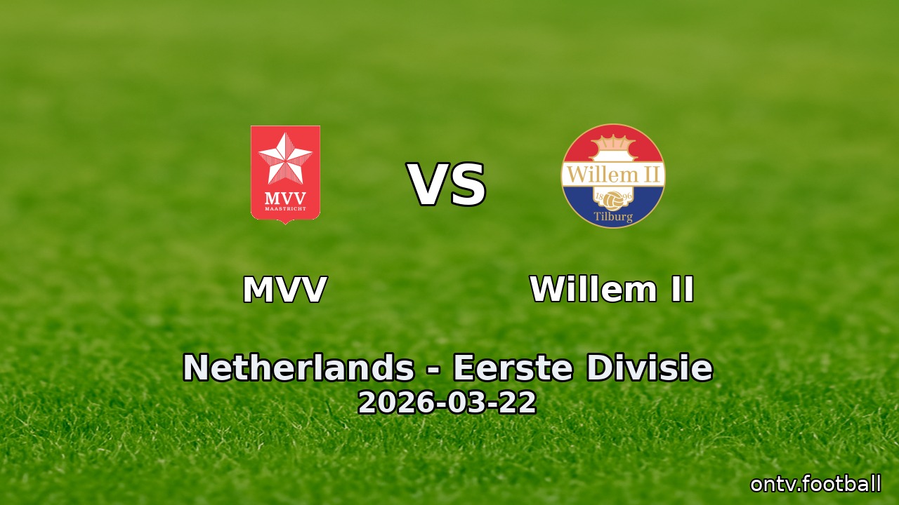 MVV vs Willem II