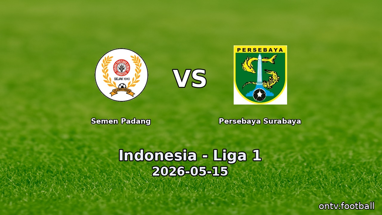 Semen Padang vs Persebaya Surabaya