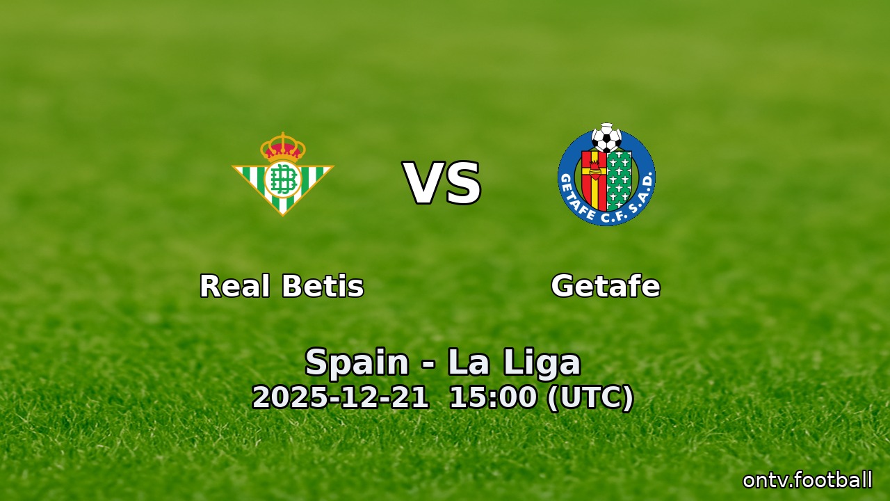 Real Betis vs Getafe