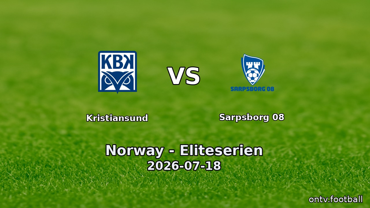 Kristiansund vs Sarpsborg 08