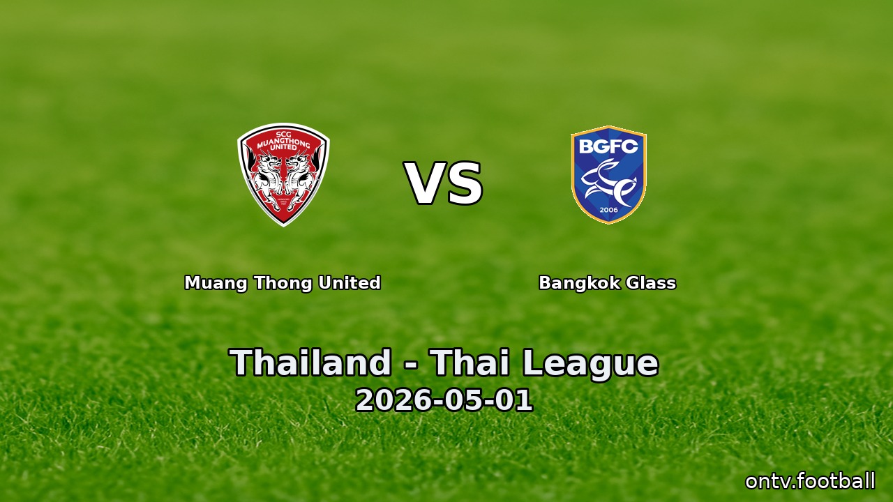 Muang Thong United vs Bangkok Glass