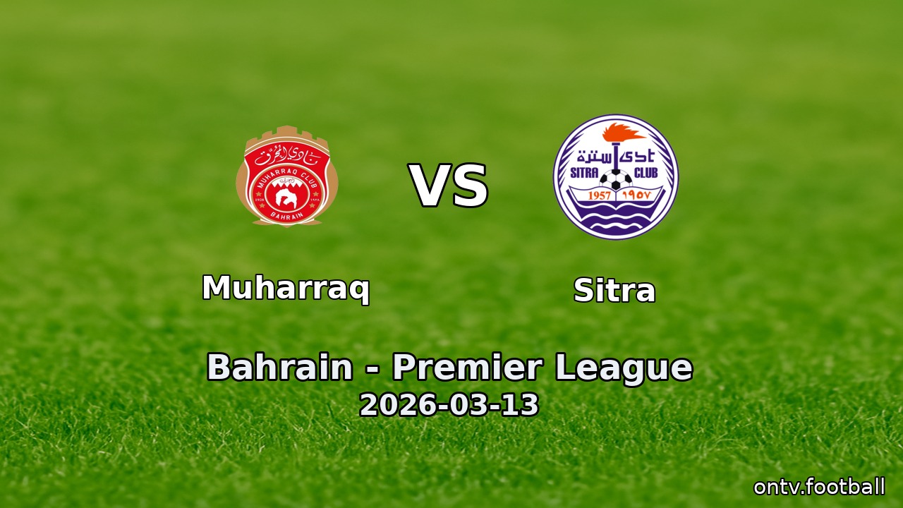 Muharraq vs Sitra