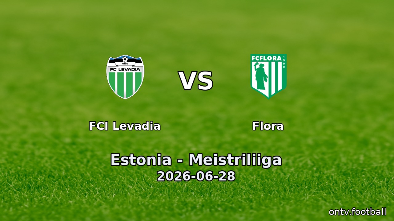 FCI Levadia vs Flora