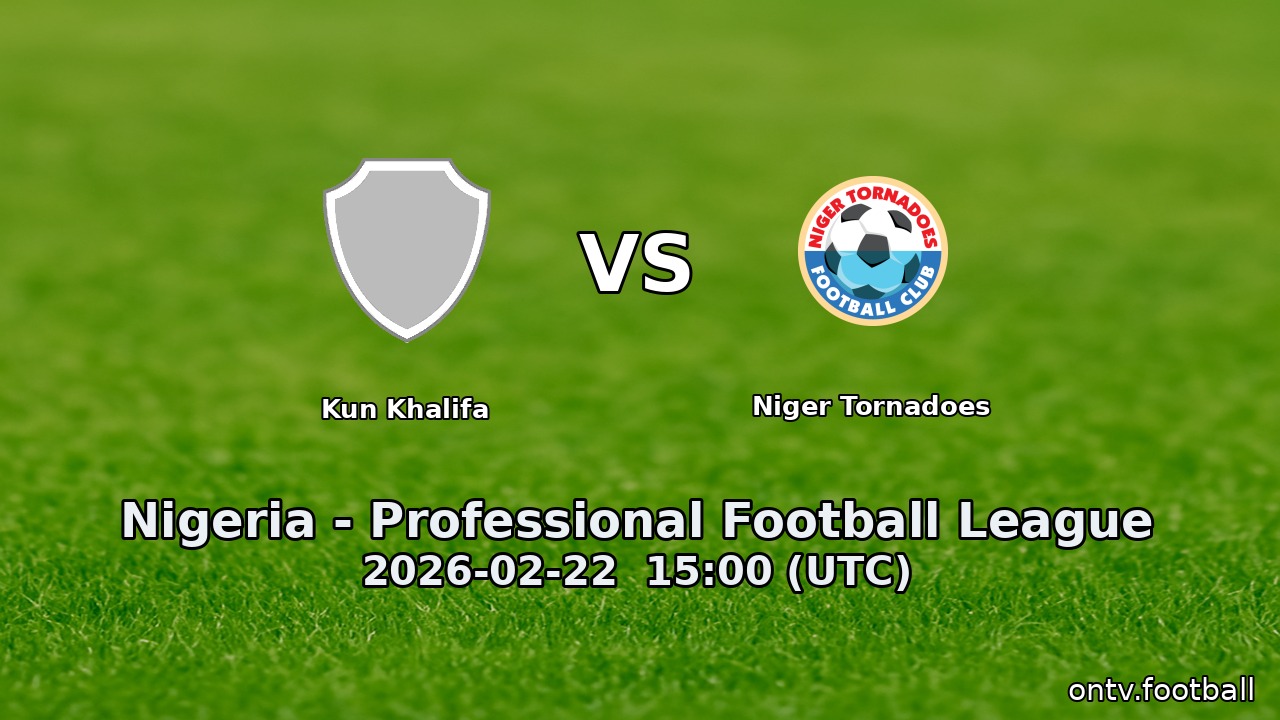 Kun Khalifa vs Niger Tornadoes