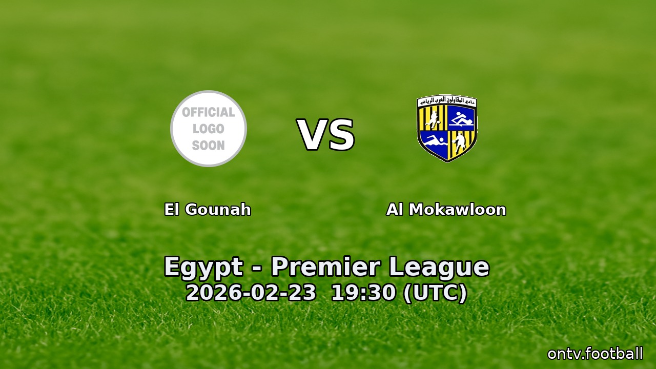 El Gounah vs Al Mokawloon