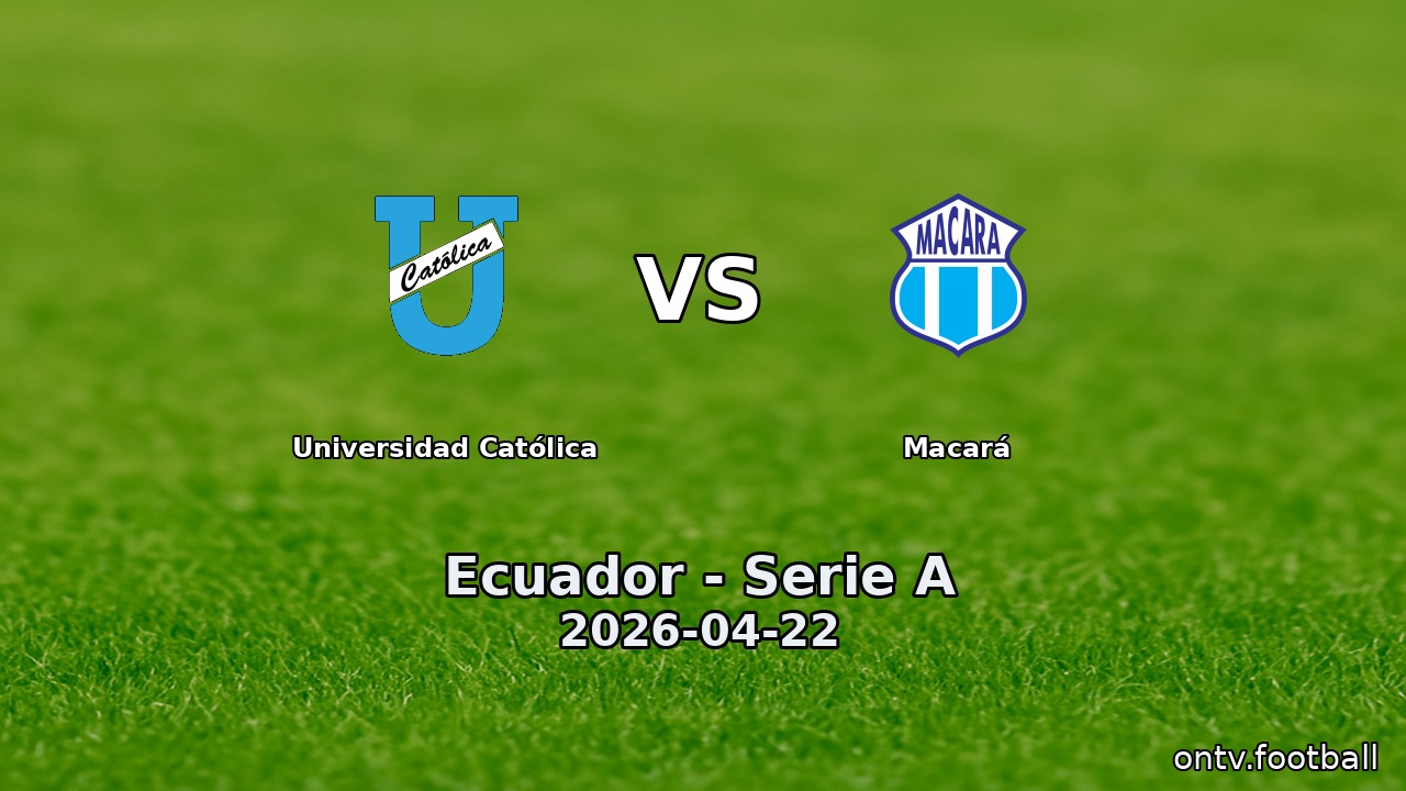 Universidad Católica vs Macará