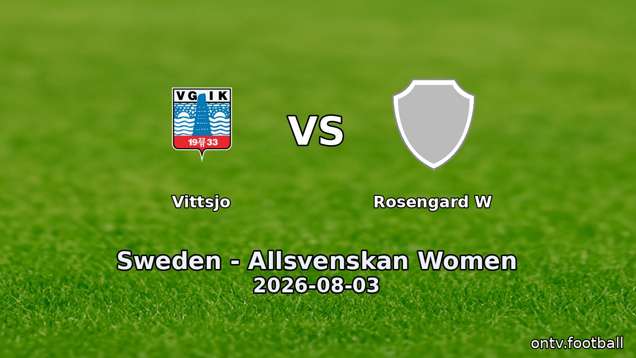 Vittsjo vs Rosengard W