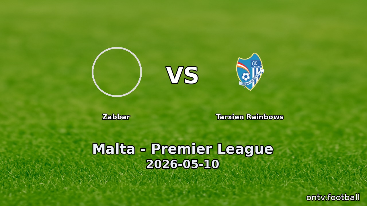 Zabbar vs Tarxien Rainbows