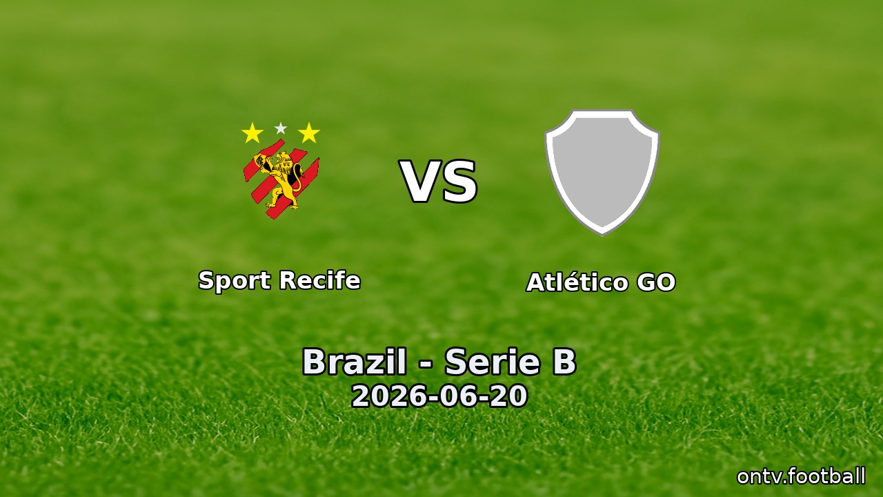 Sport Recife vs Atlético GO
