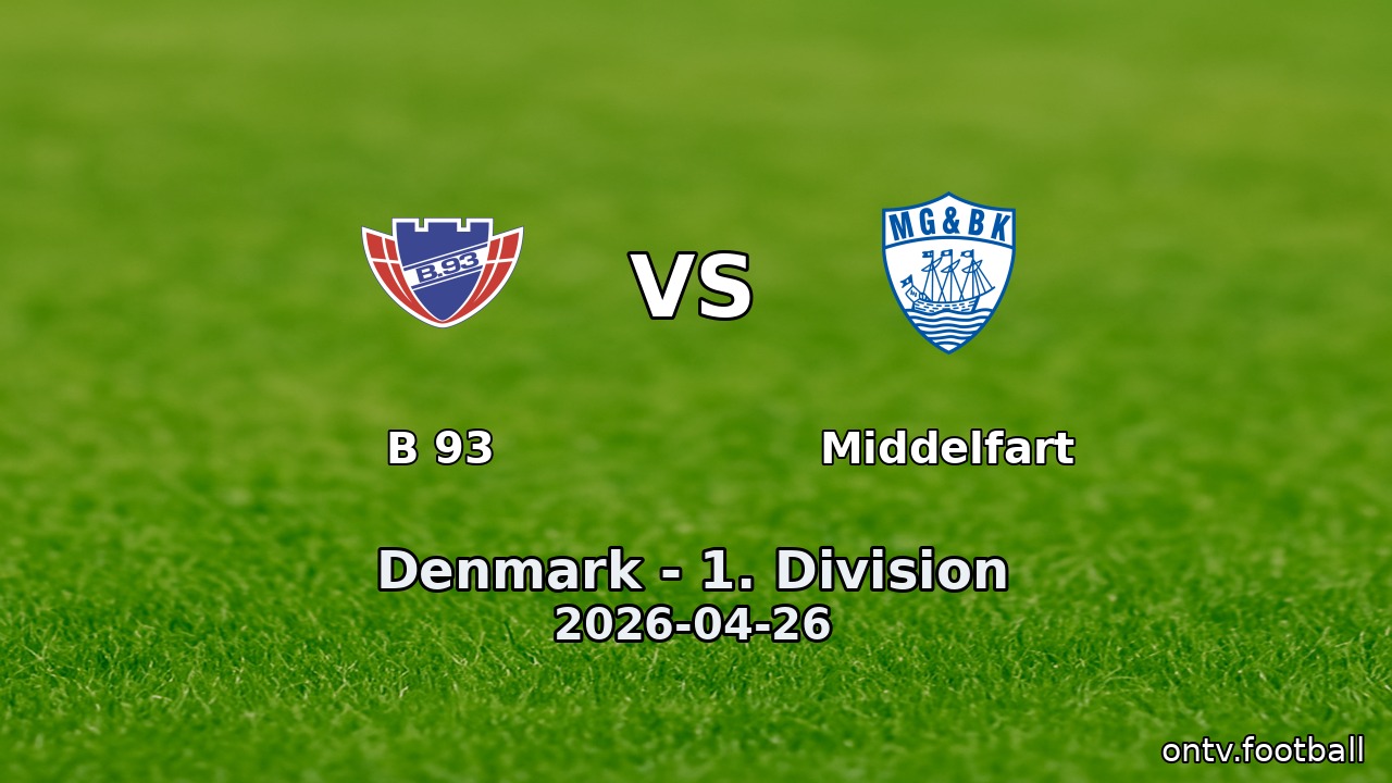 B 93 vs Middelfart