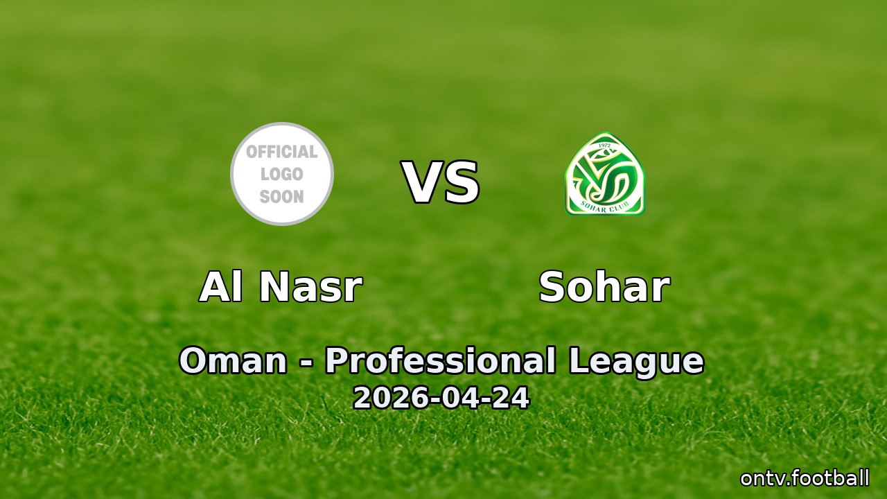 Al Nasr vs Sohar