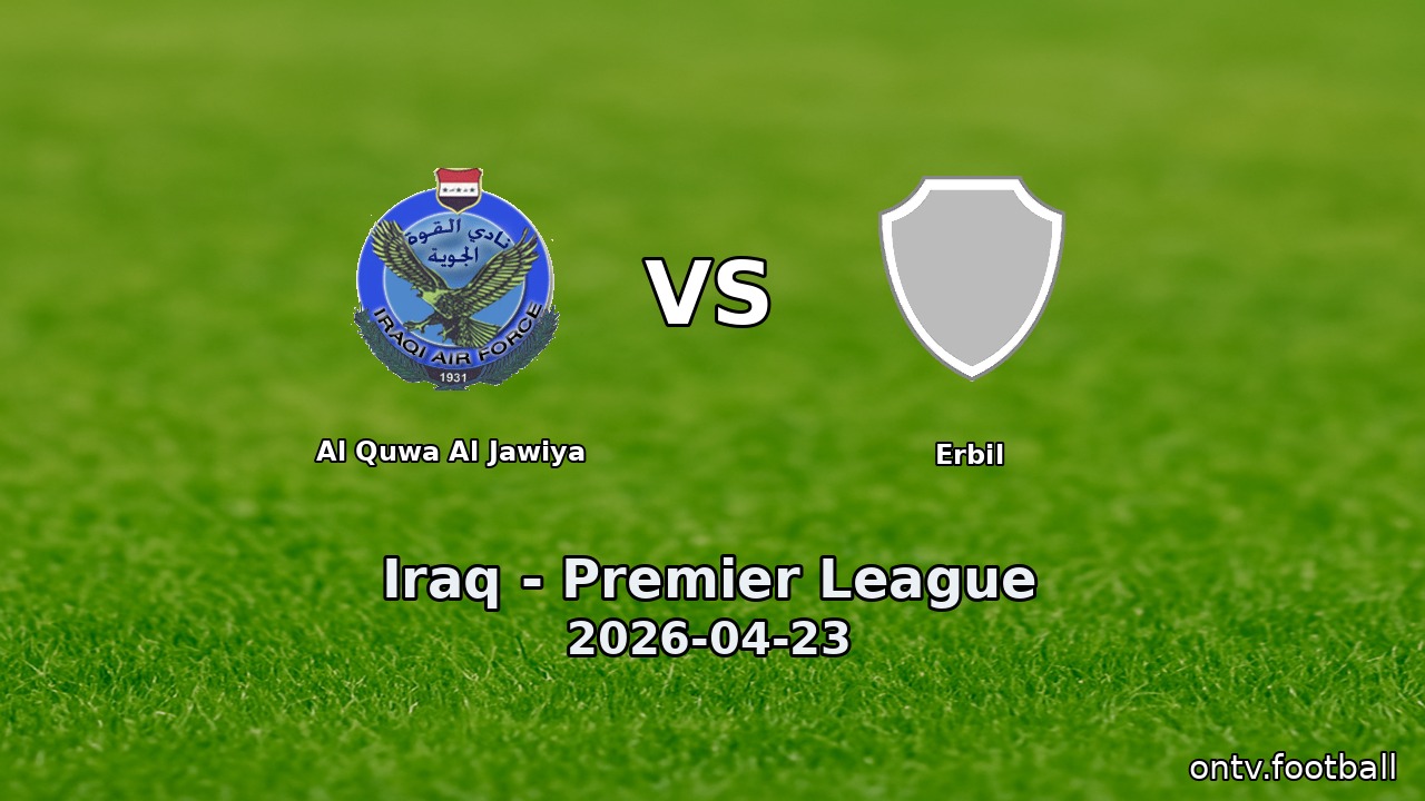 Al Quwa Al Jawiya vs Erbil