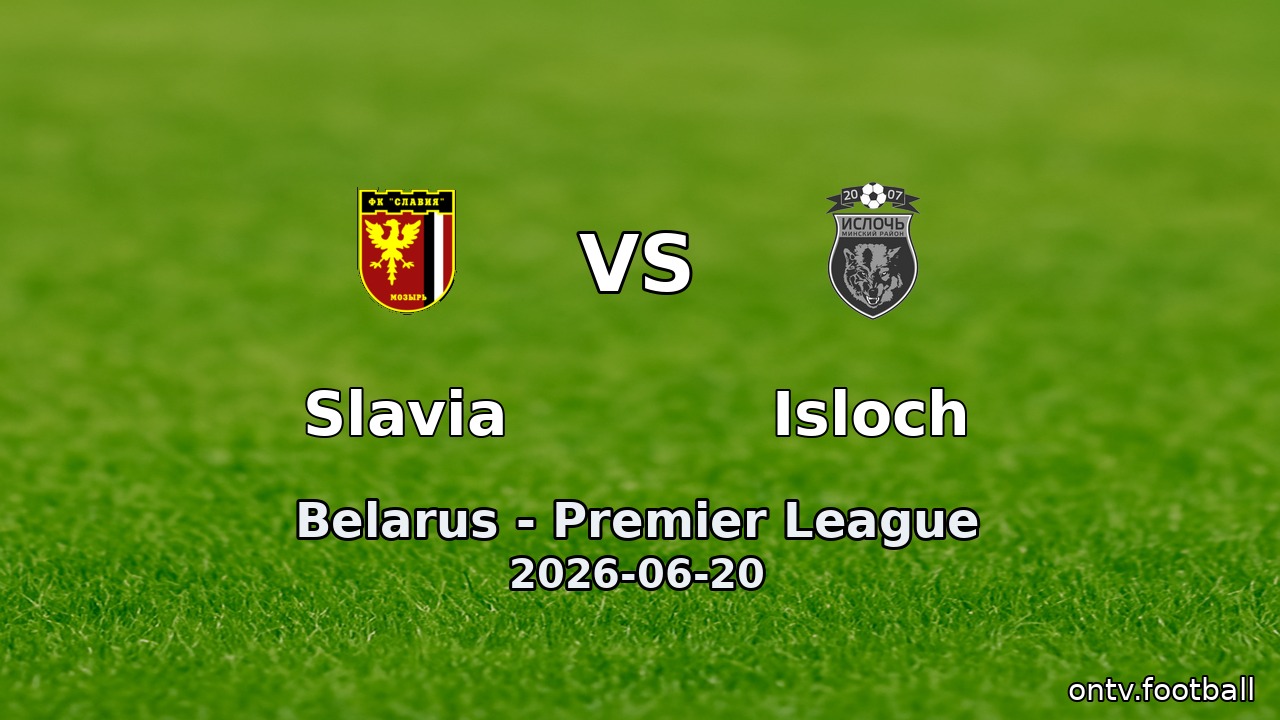 Slavia vs Isloch