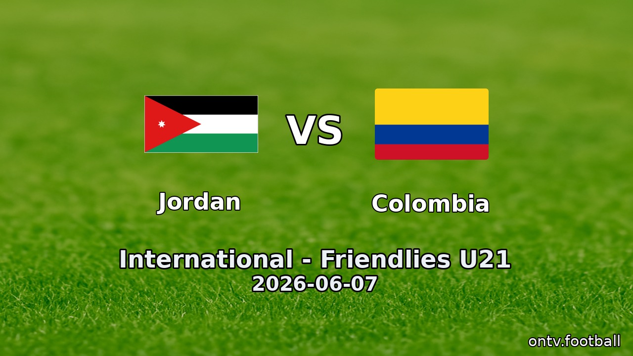 Jordan vs Colombia
