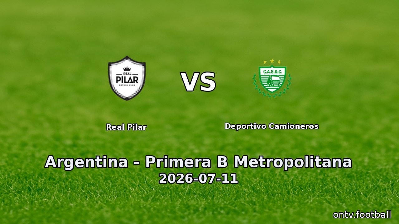 Real Pilar vs Deportivo Camioneros