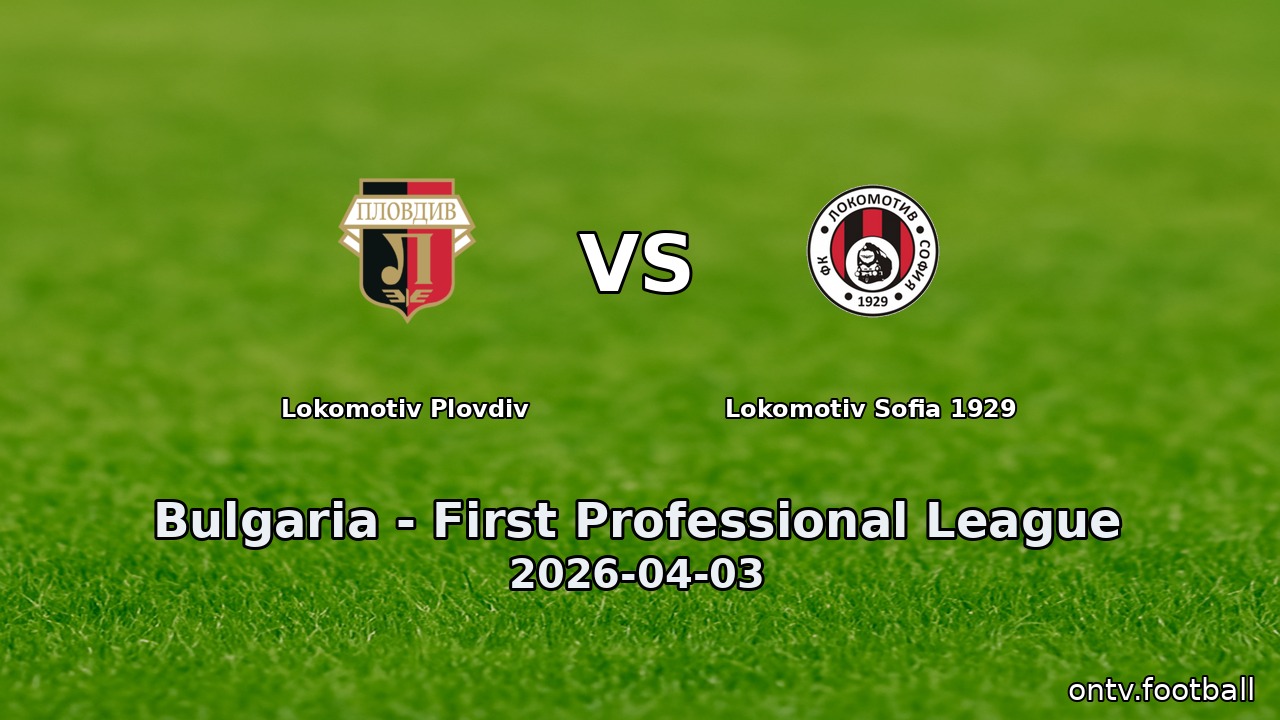 Lokomotiv Plovdiv vs Lokomotiv Sofia 1929