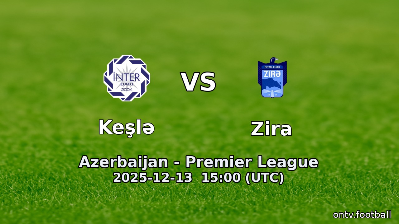 Keşlə vs Zira