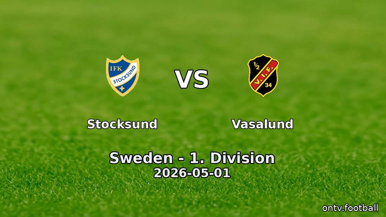 Stocksund vs Vasalund